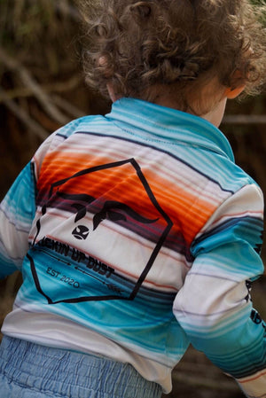 Open image in slideshow, NEW Limited Edition Kids Unisex &quot;Patina Horizon&quot; Fishing Shirt
