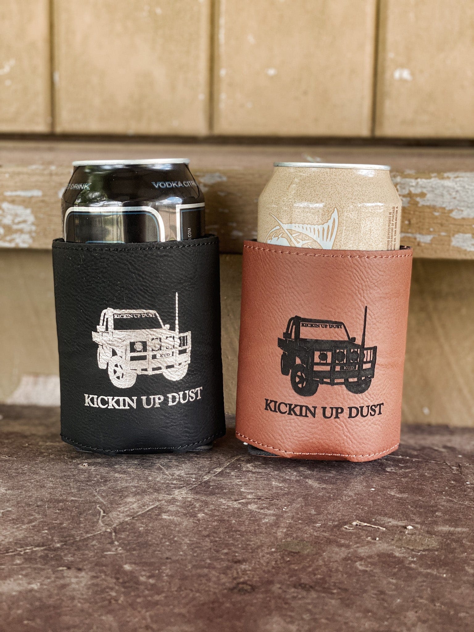 Limited Edition Leather Can Coolers